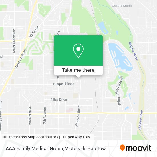 AAA Family Medical Group map