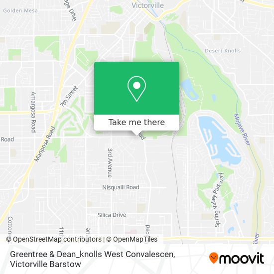 Mapa de Greentree & Dean_knolls West Convalescen