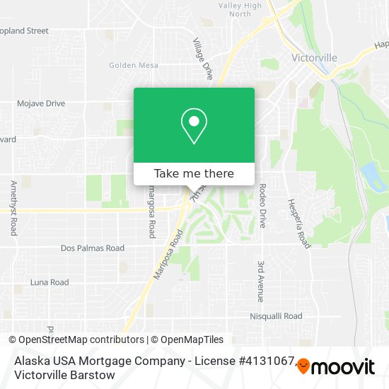 Mapa de Alaska USA Mortgage Company - License #4131067