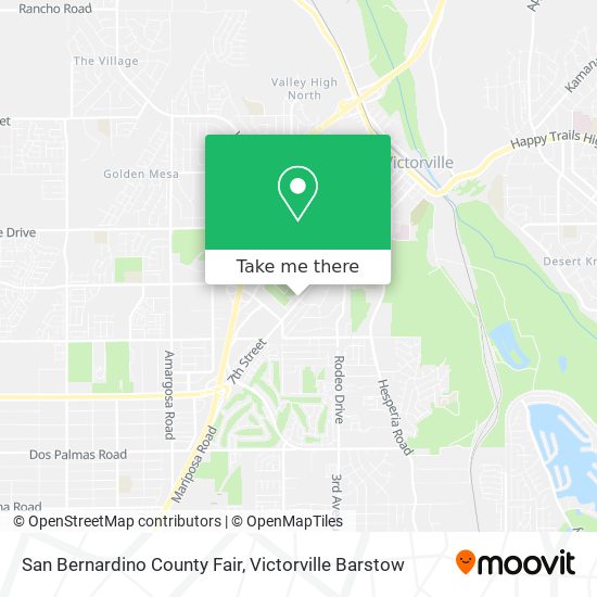 Mapa de San Bernardino County Fair