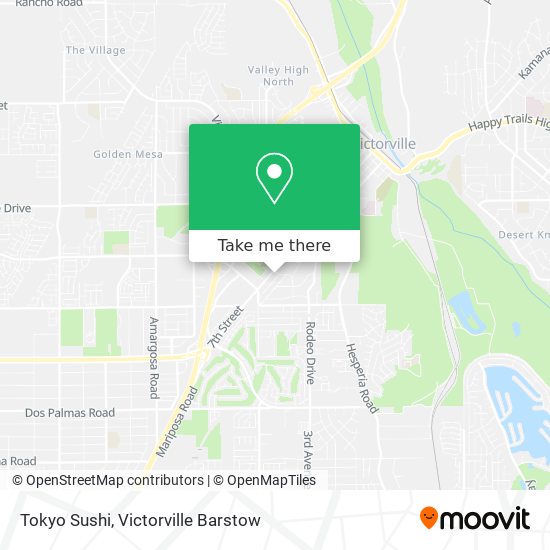 Tokyo Sushi map