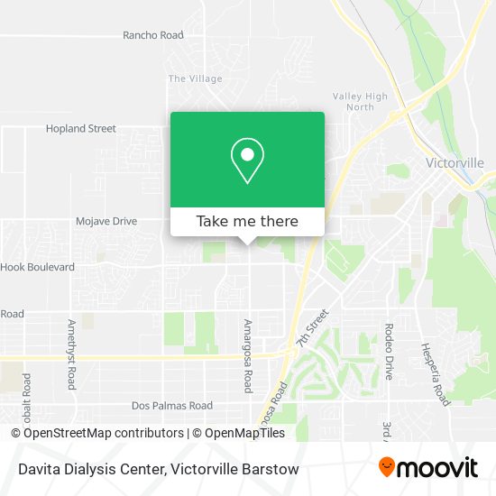 Davita Dialysis Center map