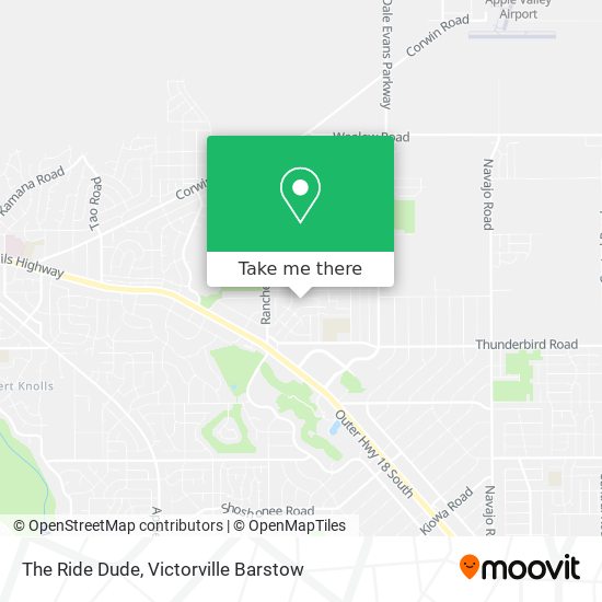 The Ride Dude map