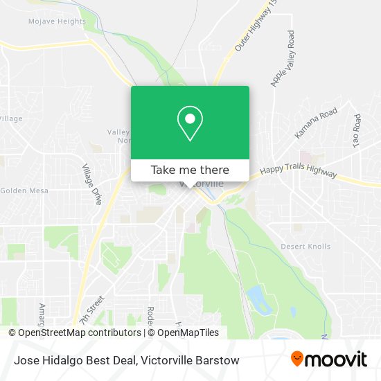 Jose Hidalgo Best Deal map