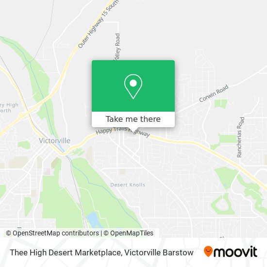 Mapa de Thee High Desert Marketplace