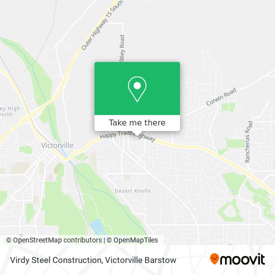 Virdy Steel Construction map