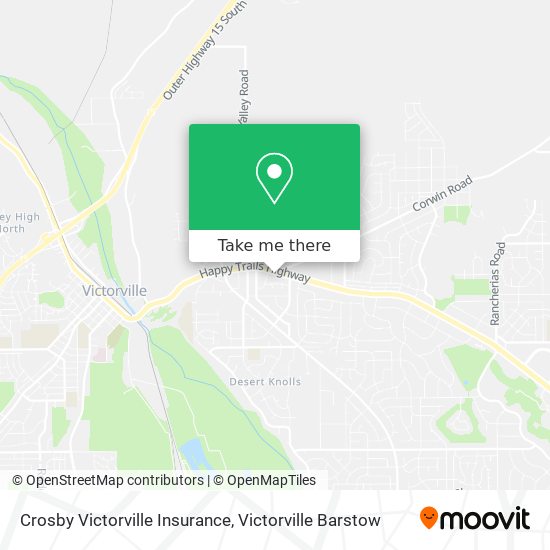 Crosby Victorville Insurance map