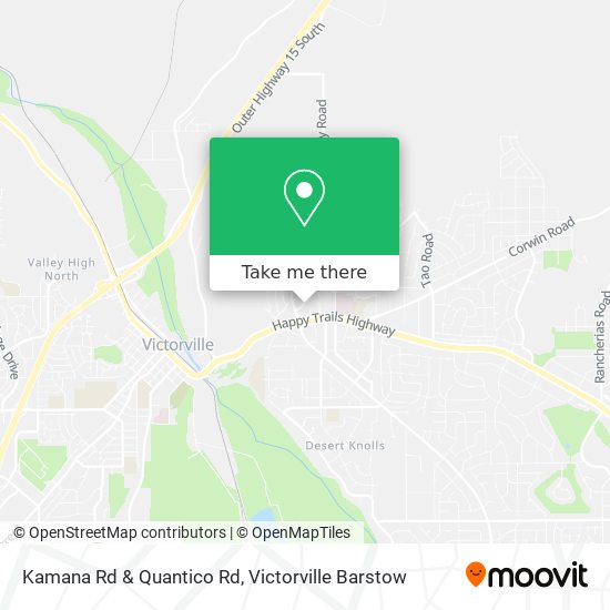 Kamana Rd & Quantico Rd map