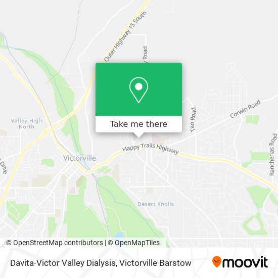 Davita-Victor Valley Dialysis map