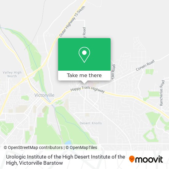 Mapa de Urologic Institute of the High Desert Institute of the High