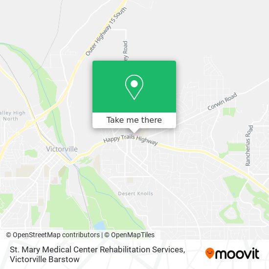 St. Mary Medical Center Rehabilitation Services map