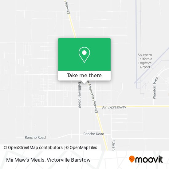 Mii Maw's Meals map