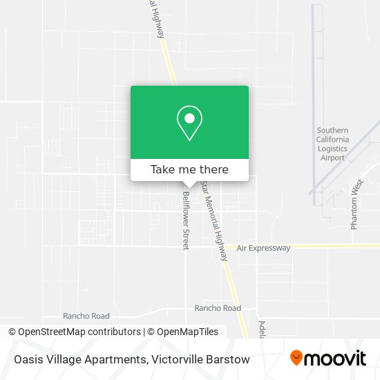 Oasis Village Apartments map