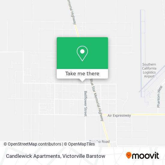 Candlewick Apartments map