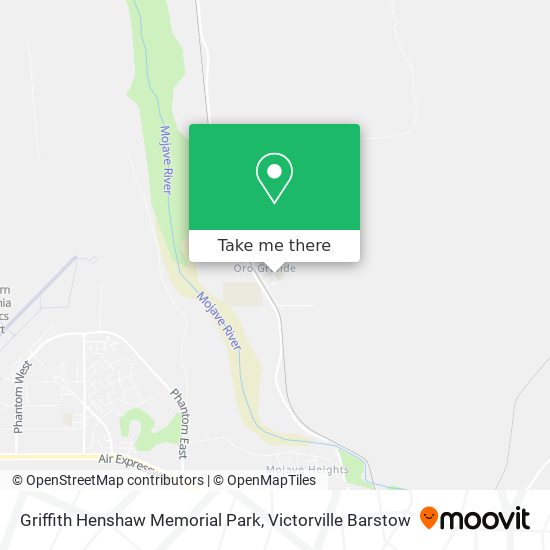 Griffith Henshaw Memorial Park map