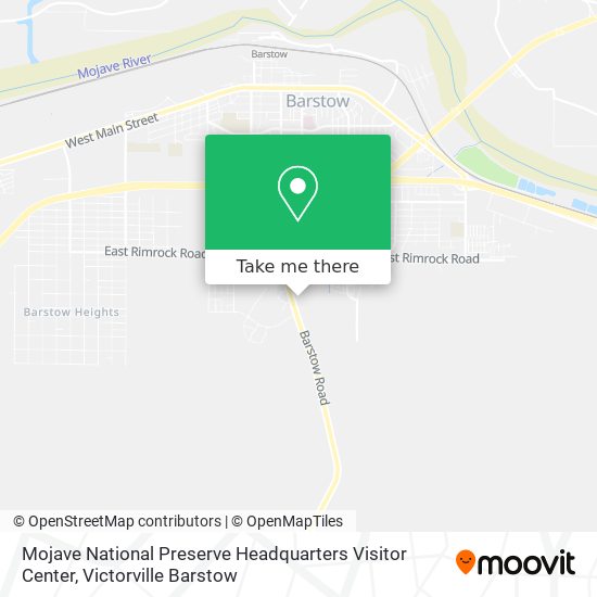 Mapa de Mojave National Preserve Headquarters Visitor Center
