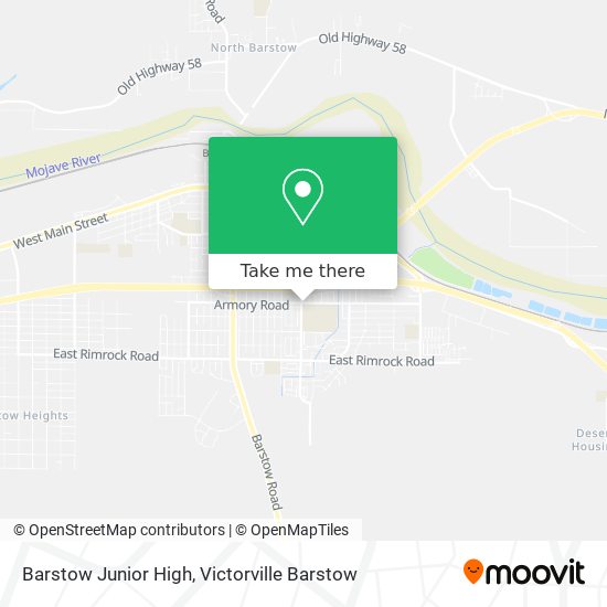 Mapa de Barstow Junior High