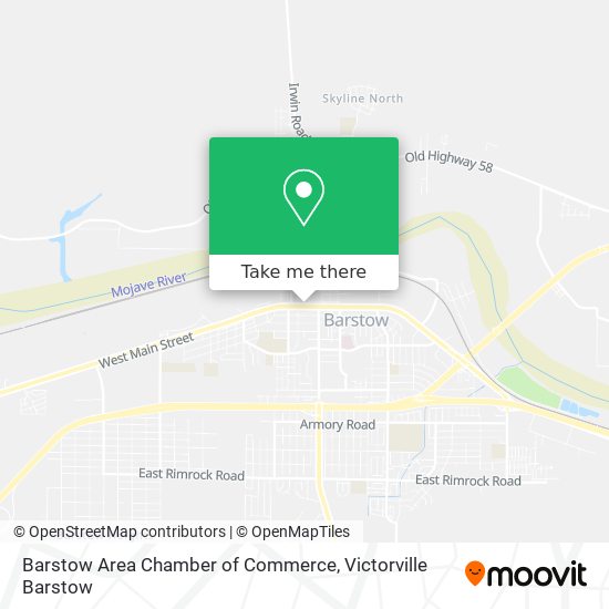 Mapa de Barstow Area Chamber of Commerce