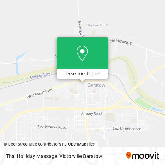 Thai Holliday Massage map