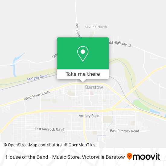 House of the Band - Music Store map