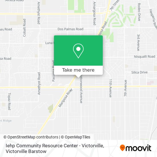 Mapa de Iehp Community Resource Center - Victorville