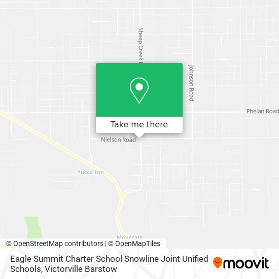Mapa de Eagle Summit Charter School Snowline Joint Unified Schools