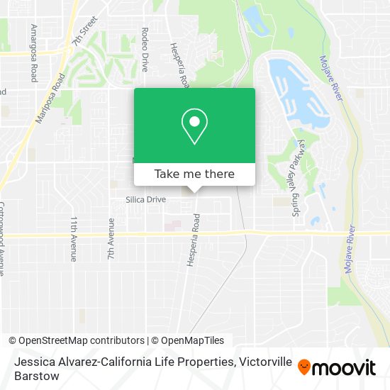 Mapa de Jessica Alvarez-California Life Properties