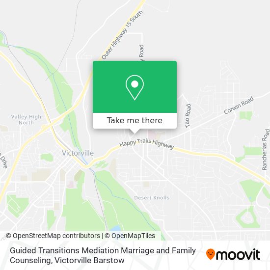 Mapa de Guided Transitions Mediation Marriage and Family Counseling