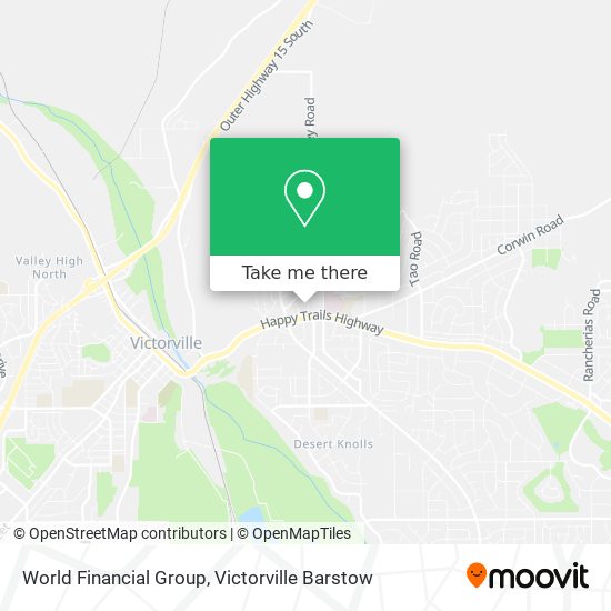 World Financial Group map