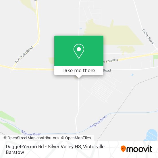 Mapa de Dagget-Yermo Rd - Silver Valley HS