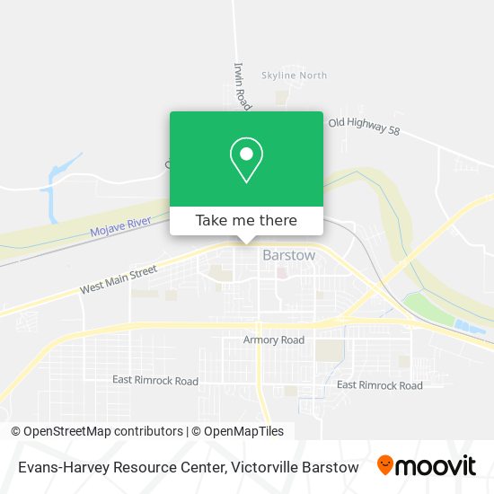 Evans-Harvey Resource Center map