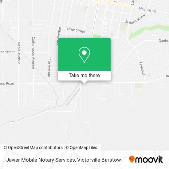 Javier Mobile Notary Services map