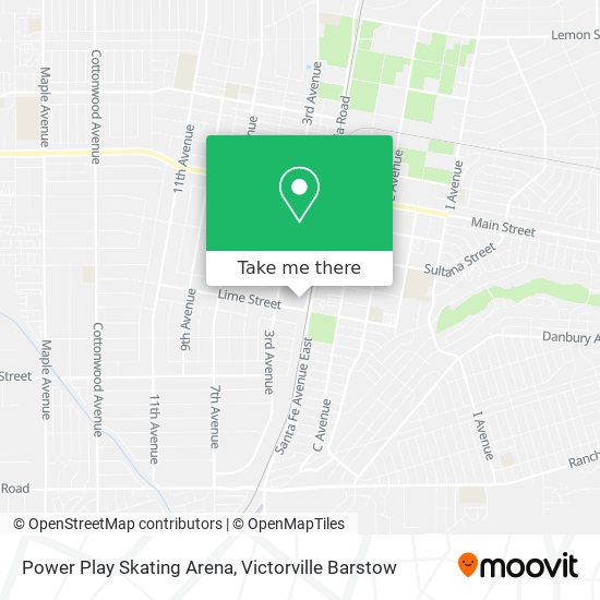 Power Play Skating Arena map