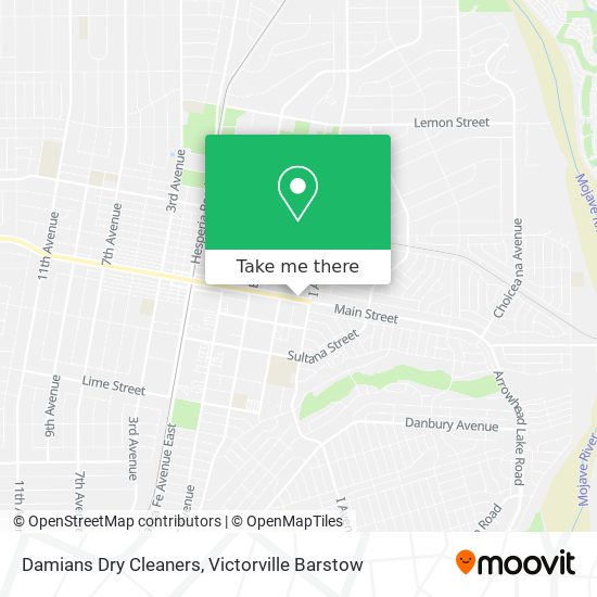 Damians Dry Cleaners map