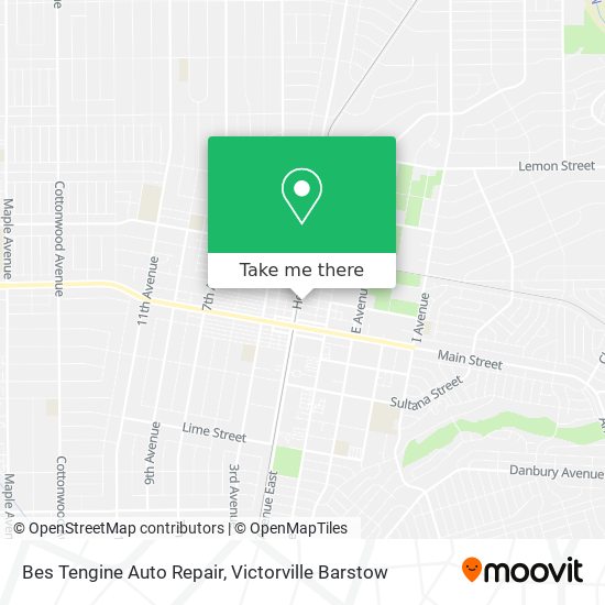 Mapa de Bes Tengine Auto Repair