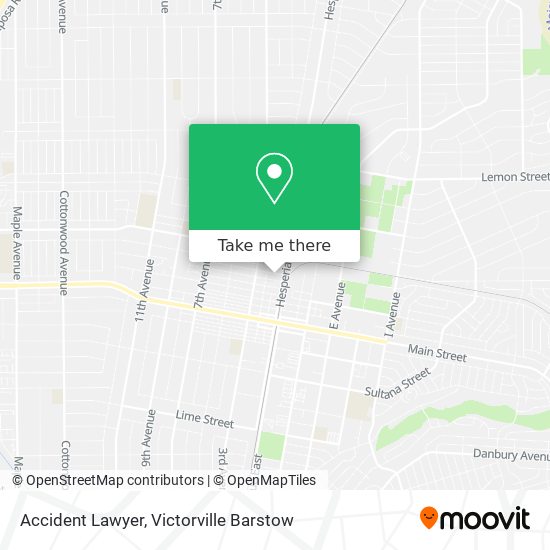 Accident Lawyer map