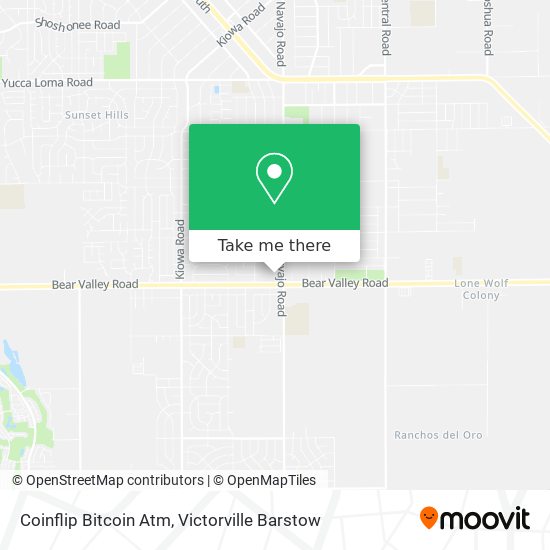 Mapa de Coinflip Bitcoin Atm