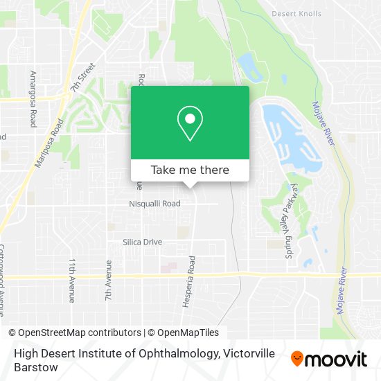 High Desert Institute of Ophthalmology map