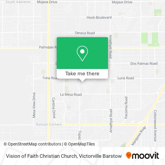 Vision of Faith Christian Church map