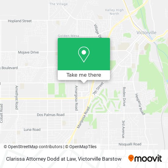 Clarissa Attorney Dodd at Law map