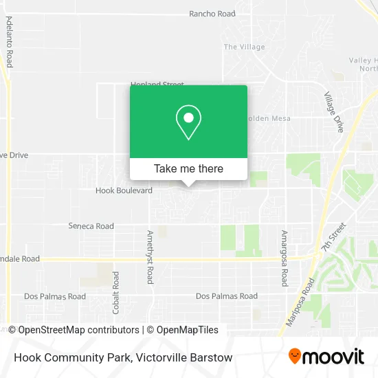 Hook Community Park map