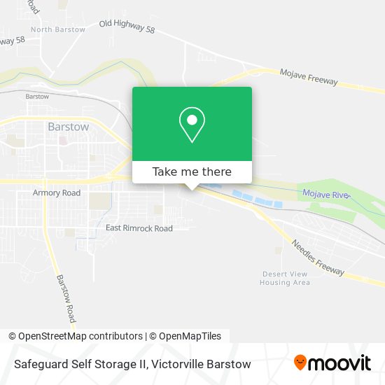 Mapa de Safeguard Self Storage II