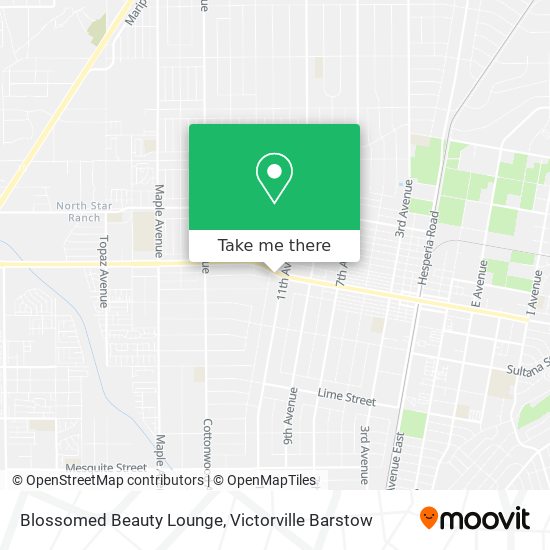 Mapa de Blossomed Beauty Lounge