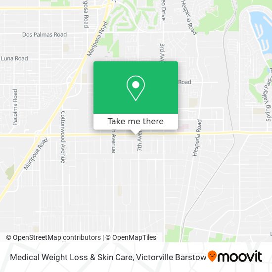 Mapa de Medical Weight Loss & Skin Care