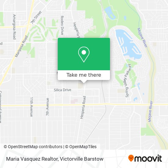 Maria Vasquez Realtor map