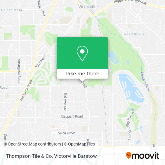 Thompson Tile & Co map