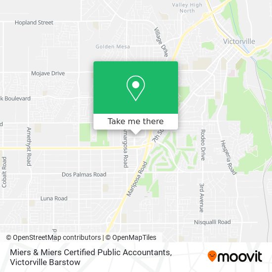 Miers & Miers Certified Public Accountants map