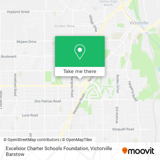 Excelsior Charter Schools Foundation map