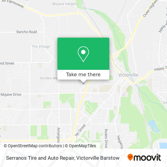 Mapa de Serranos Tire and Auto Repair