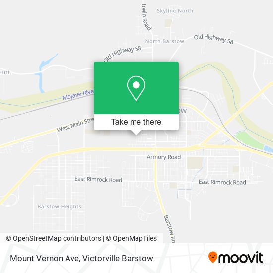 Mapa de Mount Vernon Ave